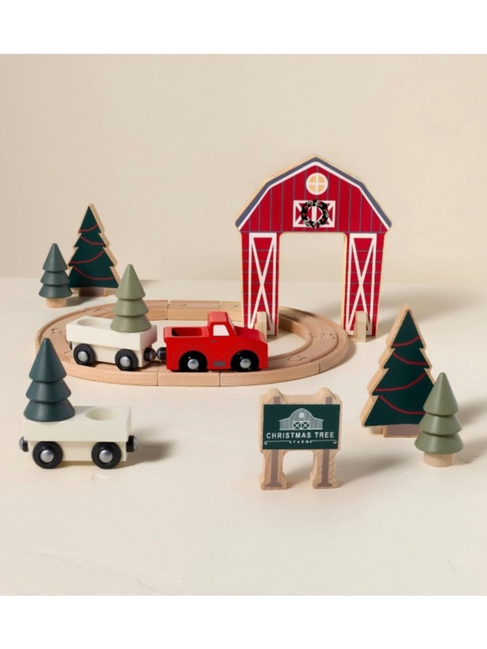 Toy Christmas Tree Farm Train Set 23pc - Hearth & Hand Magnolia
